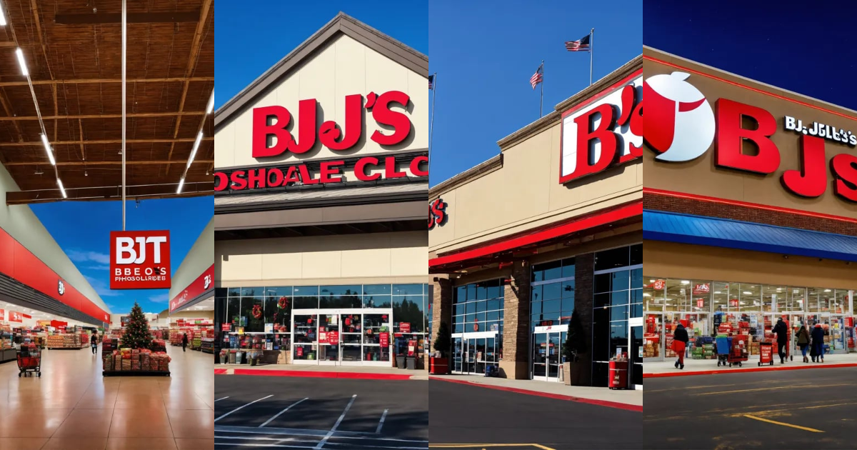 Lexica - A photo of a BJ's Wholesale Club store. The store is filled ...