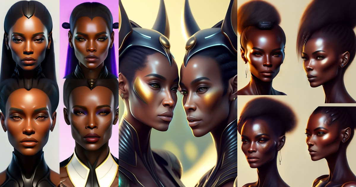 Lexica - Detailed Realistic concept art of an Alien humanoid species ...