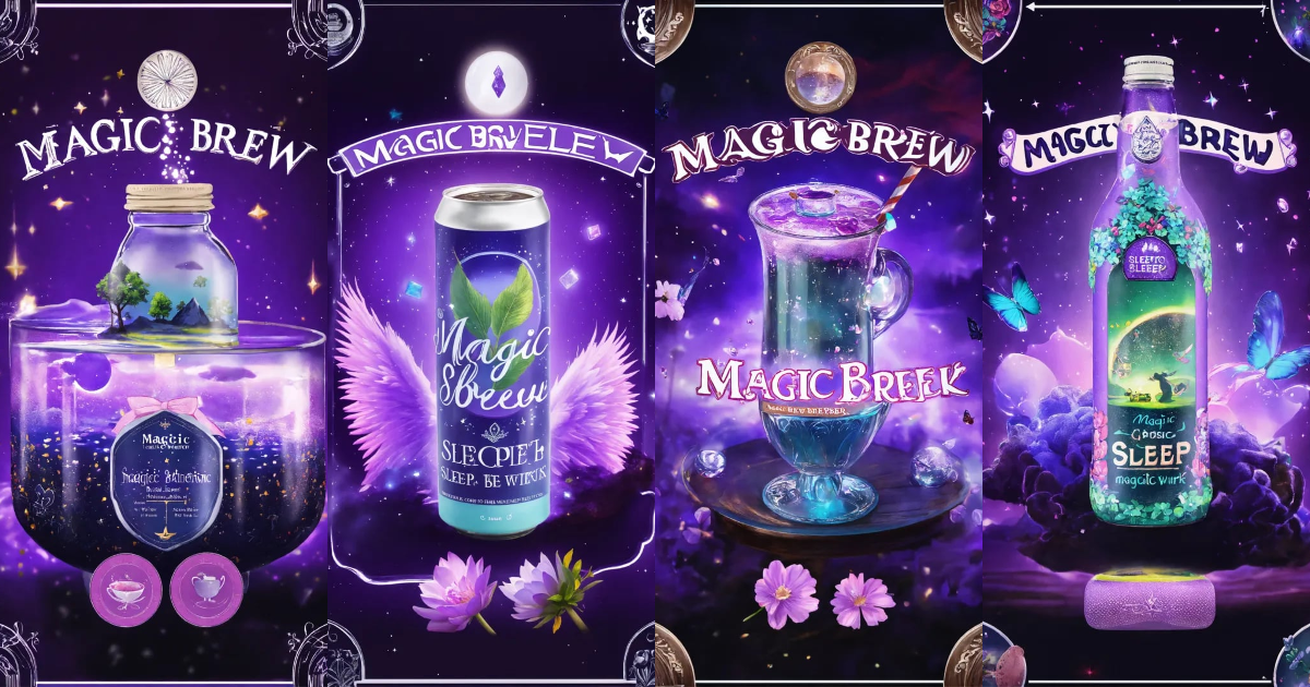 Lexica - Magic brew sleep drink with magical elements