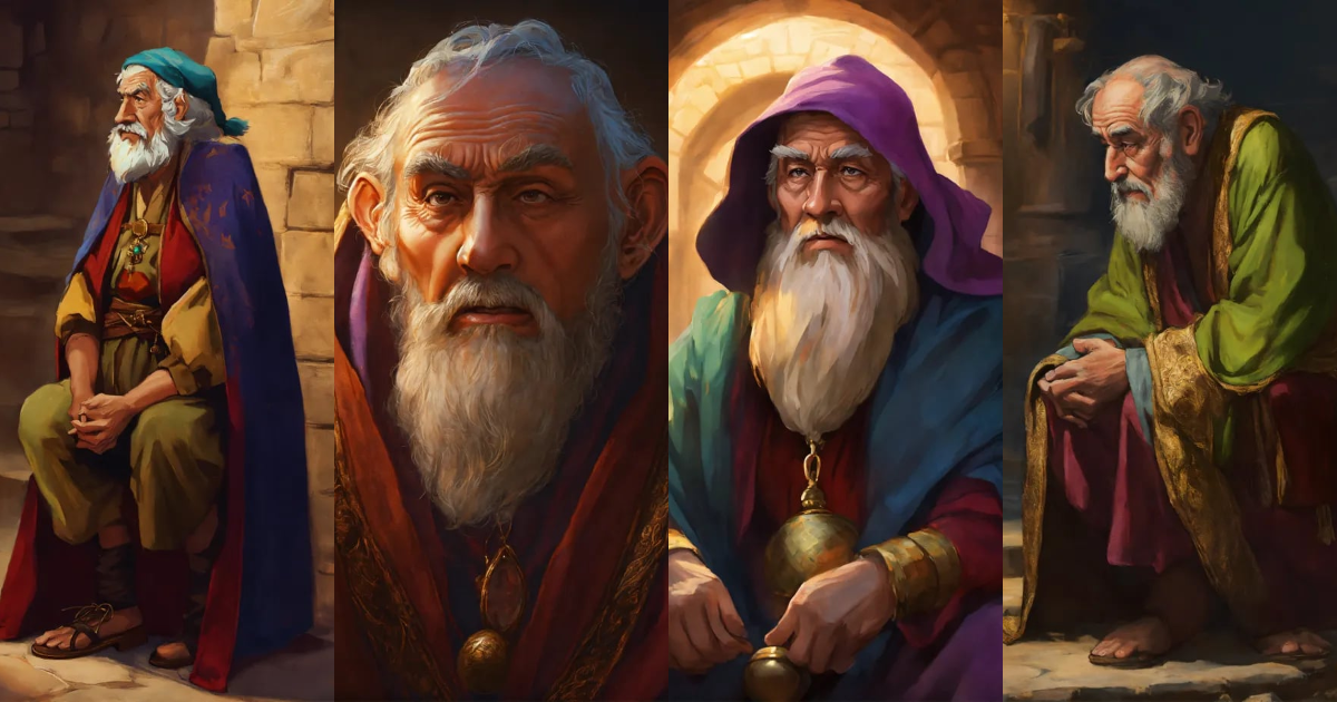 Lexica - Hunchback old wise man