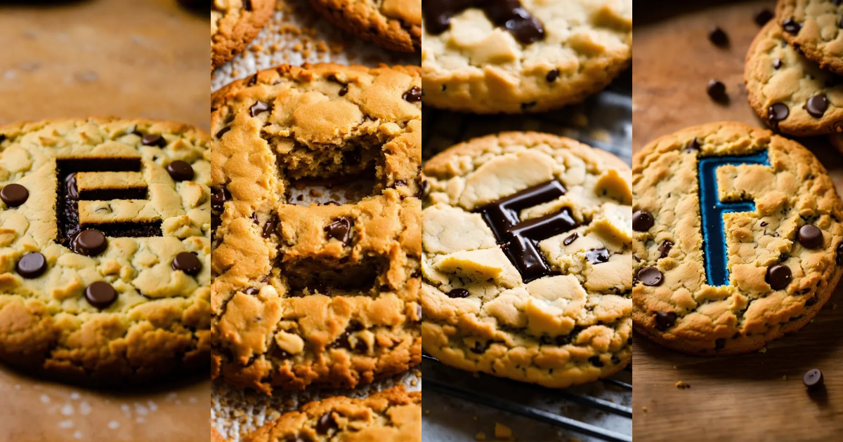 Lexica - Cookie with the letters f and 5 written on it
