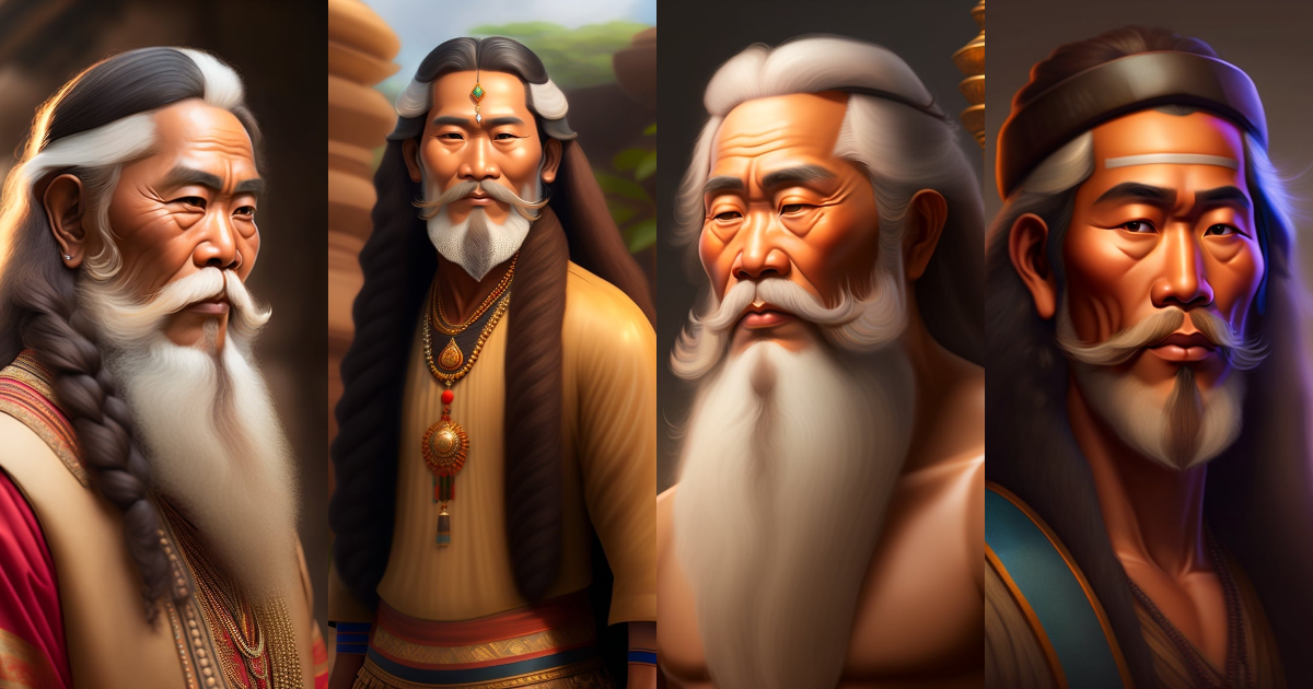 Lexica - Ancient man from Java, long-haired