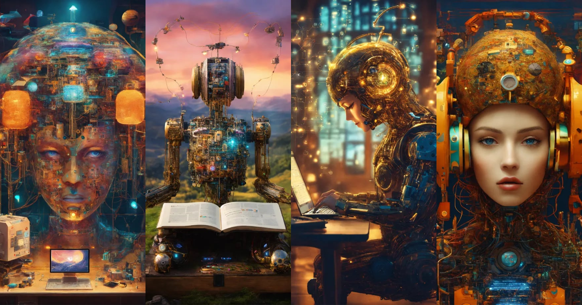 Lexica - Programmed digital writer ai in a fantastical trance