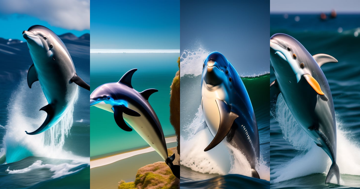Lexica - Normal Dolphin,4k, with canon