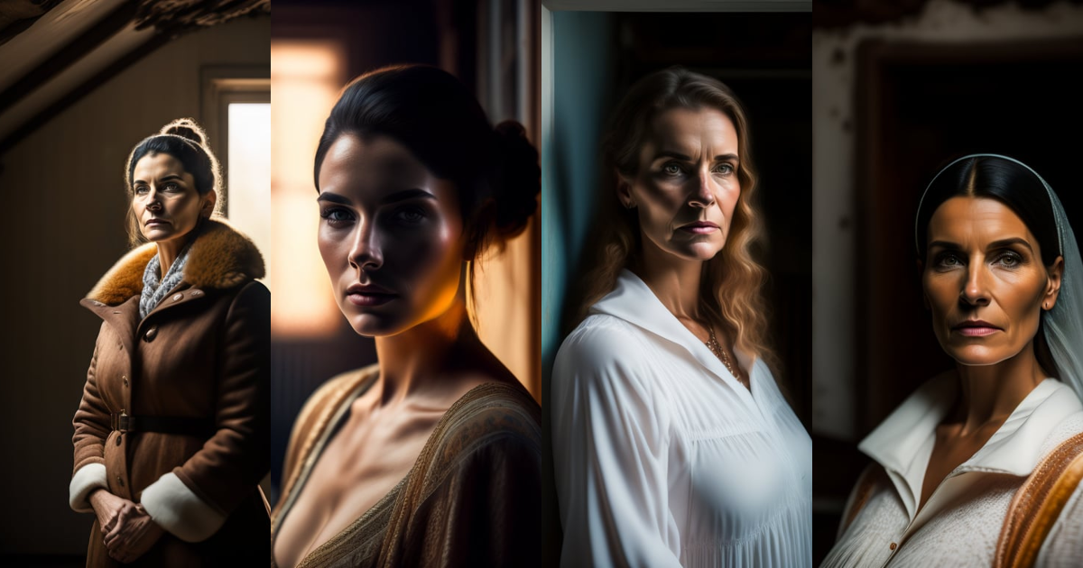 Lexica - Ultra reallistic, 8k, medium shot portrait of a woman in an ...