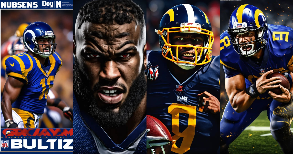 Lexica - Portrait of aggressive nfl football player, photography ...
