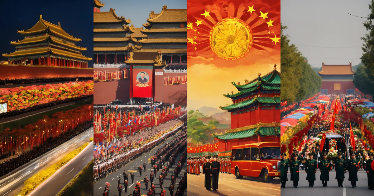 Lexica - Funeral procession of the great leader of the Chinese people