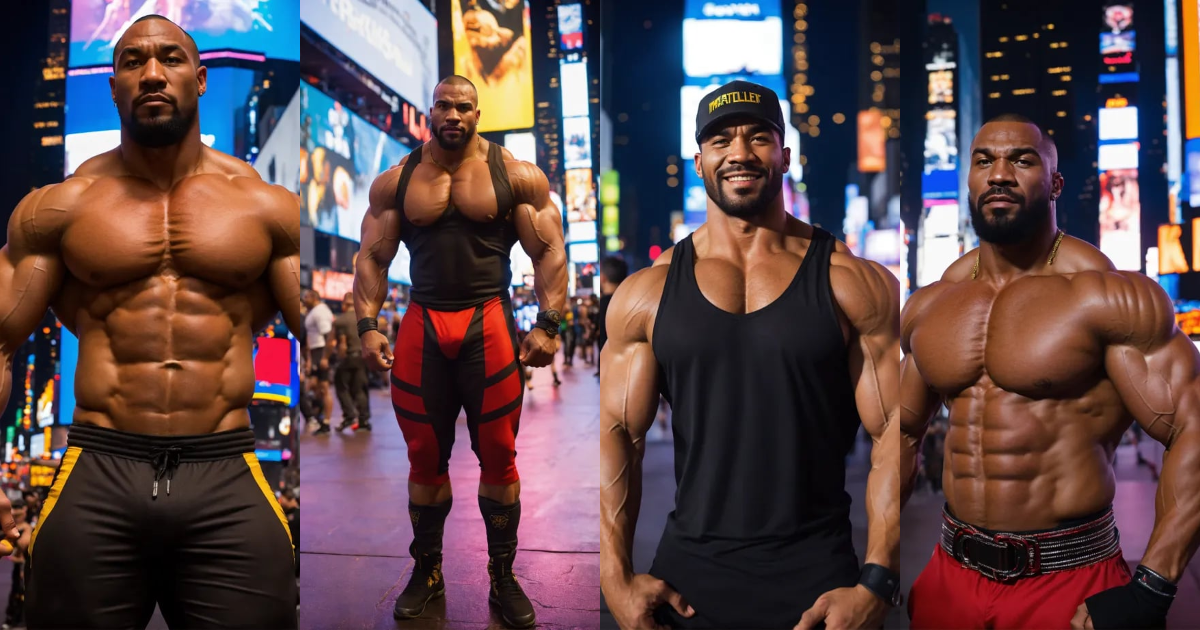 Lexica - 30-year-old man with big muscles, Kano from Mortal Kombat, big ...