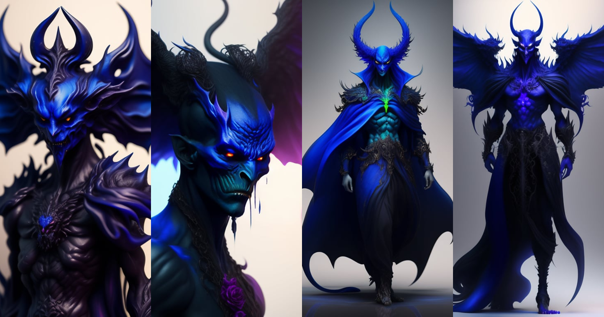 Lexica - Fullbody creature concept demon of envy, looks like a frail ...