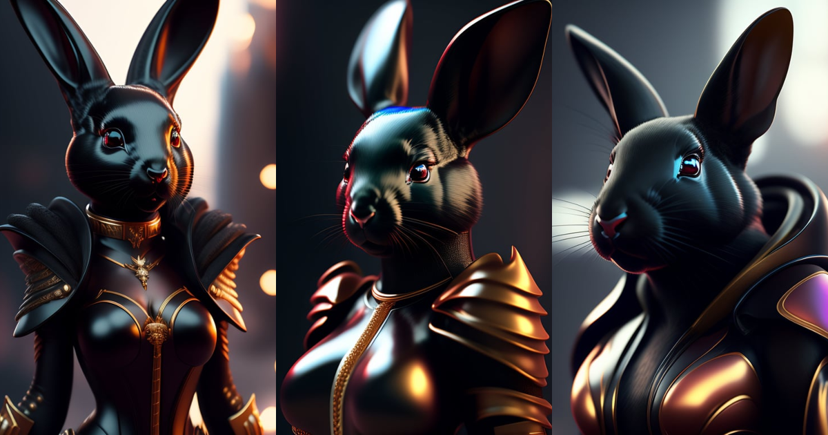 Lexica - Black rabbit 23 langoliers unreal engine octane render ...