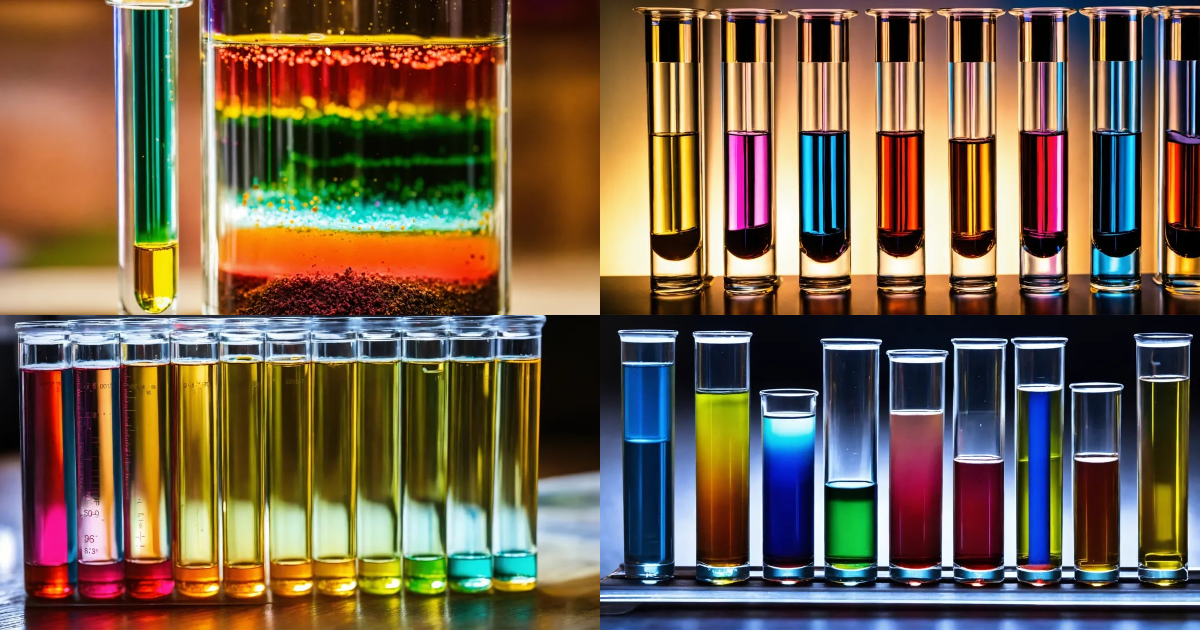 Lexica - The colors blend in the test tube