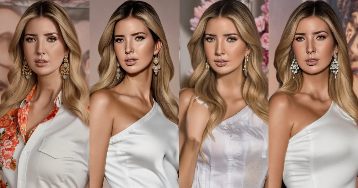 Lexica - Highly detailed 8k image of ivanka trump wearing shirt and ...