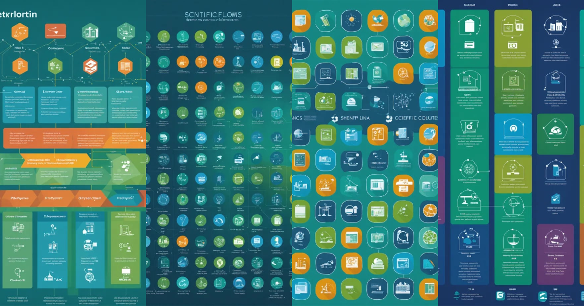 Lexica - A simple flowchart of scientific icons that represents a ...