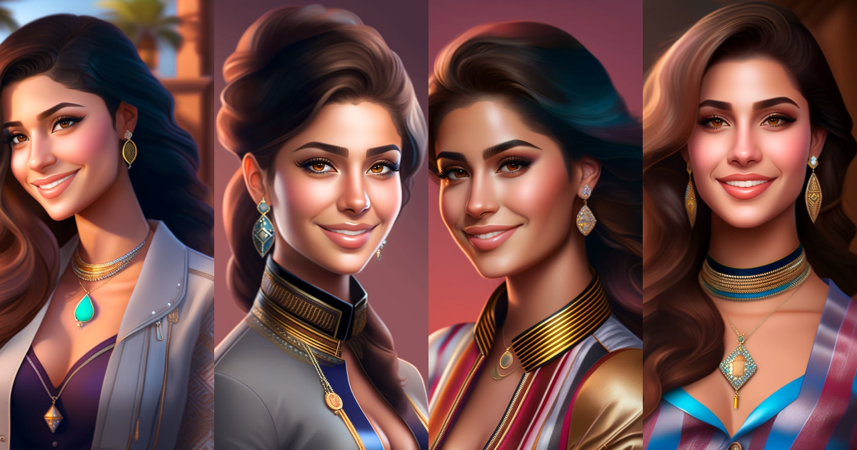 Lexica - A young woman modern resembling Moroccan Kylie Jenner with a ...