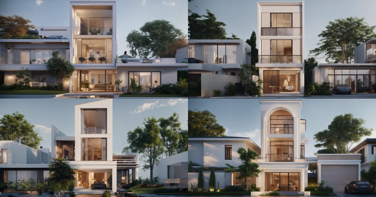 Lexica - Classic house, minimalist house design and clean look ...