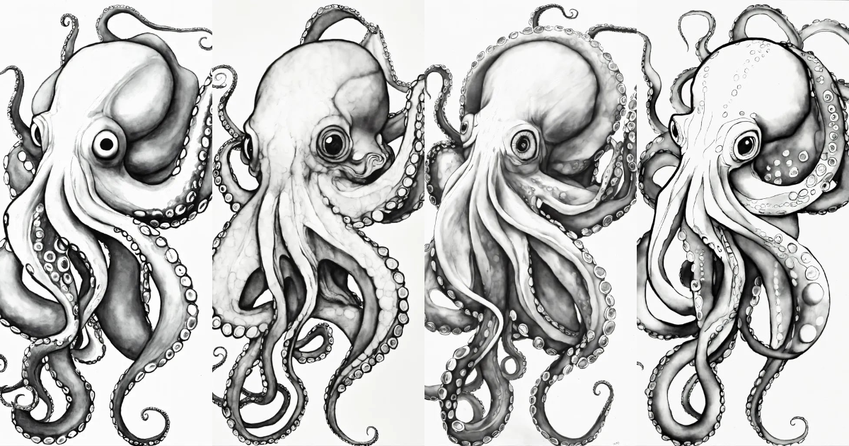 Lexica - Drawing of an octopus