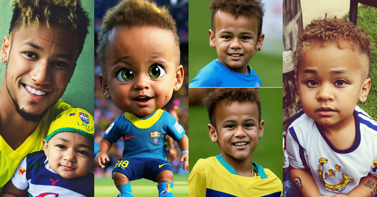 Lexica - Neymar Jr. cute baby