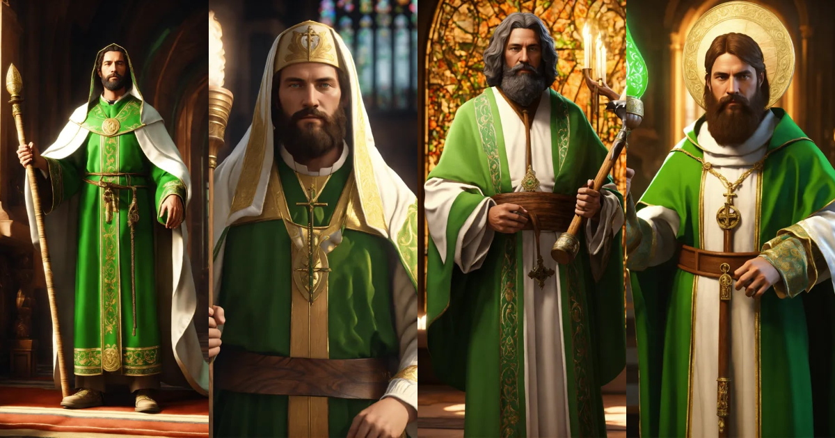 Lexica - Traditional Catholic Portrait of St. Jude Thaddeus wearing his ...