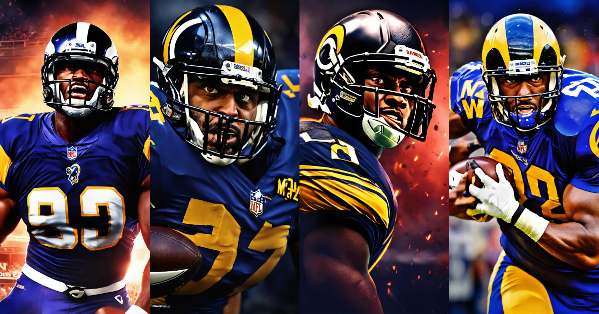 Lexica - High end aggressive nfl football player, photography, dramatic ...