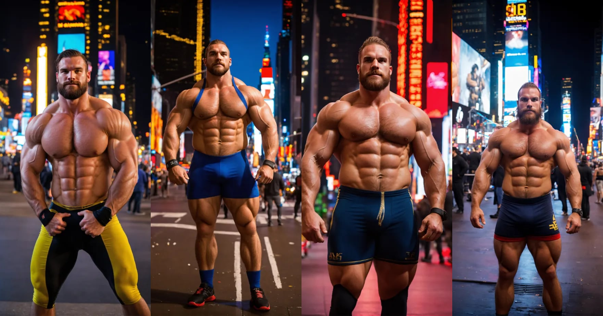 Lexica - 30-year-old hairy Swedish man with big muscles, big ...