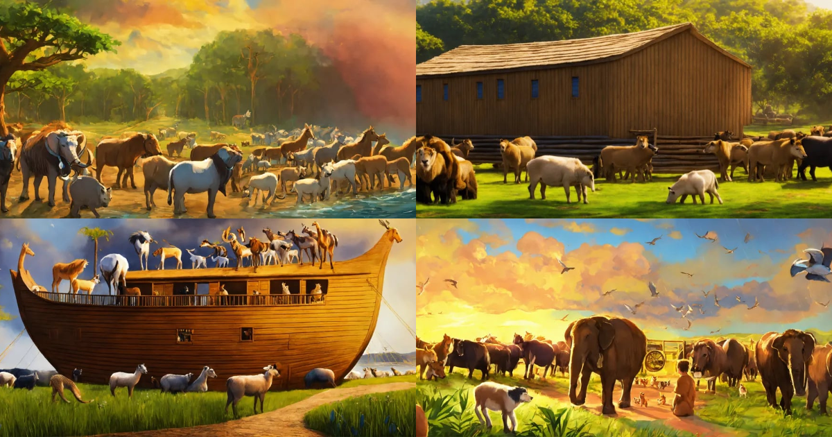 Lexica - Noah's Ark and the animals
