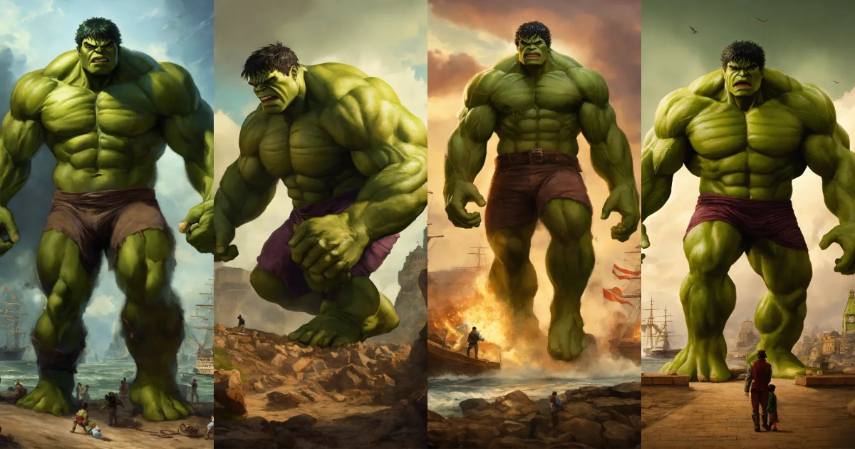 Lexica - The giant hulk in 1800 is very strange