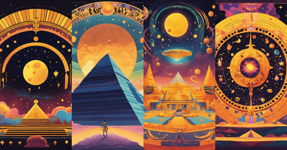 Lexica - Create a vibrant, cartoon-style poster depicting a whimsical ...