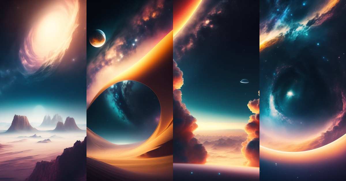 Lexica - Background image of space with a few stars