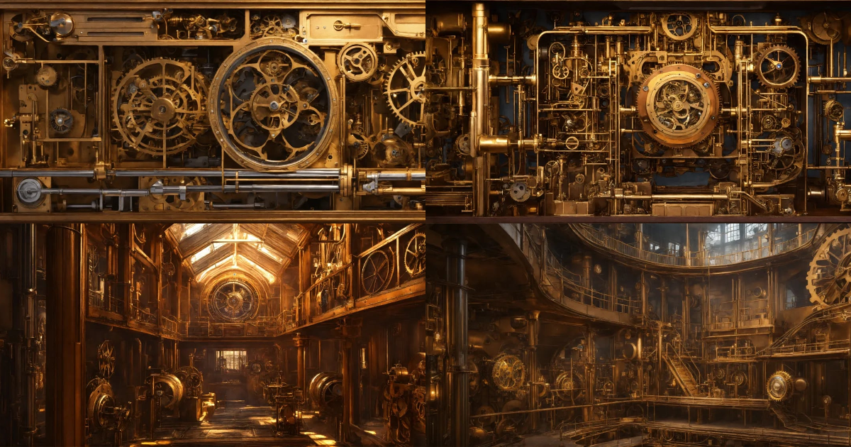 Lexica - Complex multi-layer steampunk mechanism