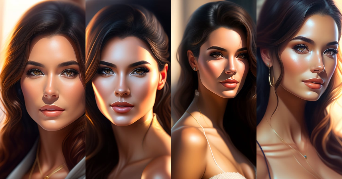 Lexica - Photo of a gorgeous young woman in the style of stefan kostic ...