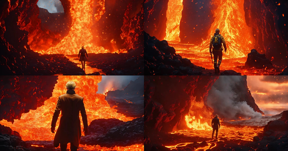 lexica-deep-inside-of-a-dark-cave-with-a-sea-of-lava-and-a-man