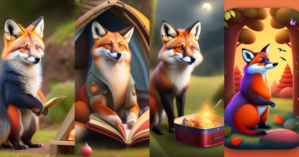 Lexica - Show Freddie, the cunning and greedy fox, with a mischievous ...