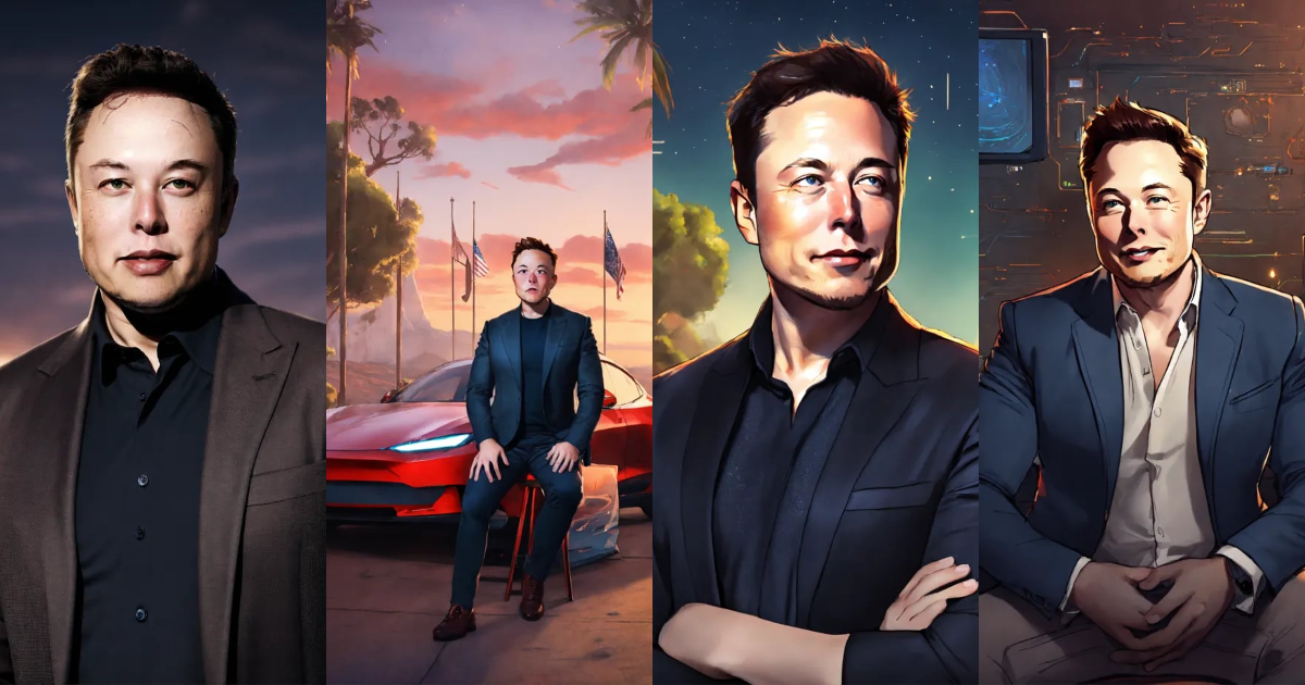 Lexica - Photo animée de elon musk