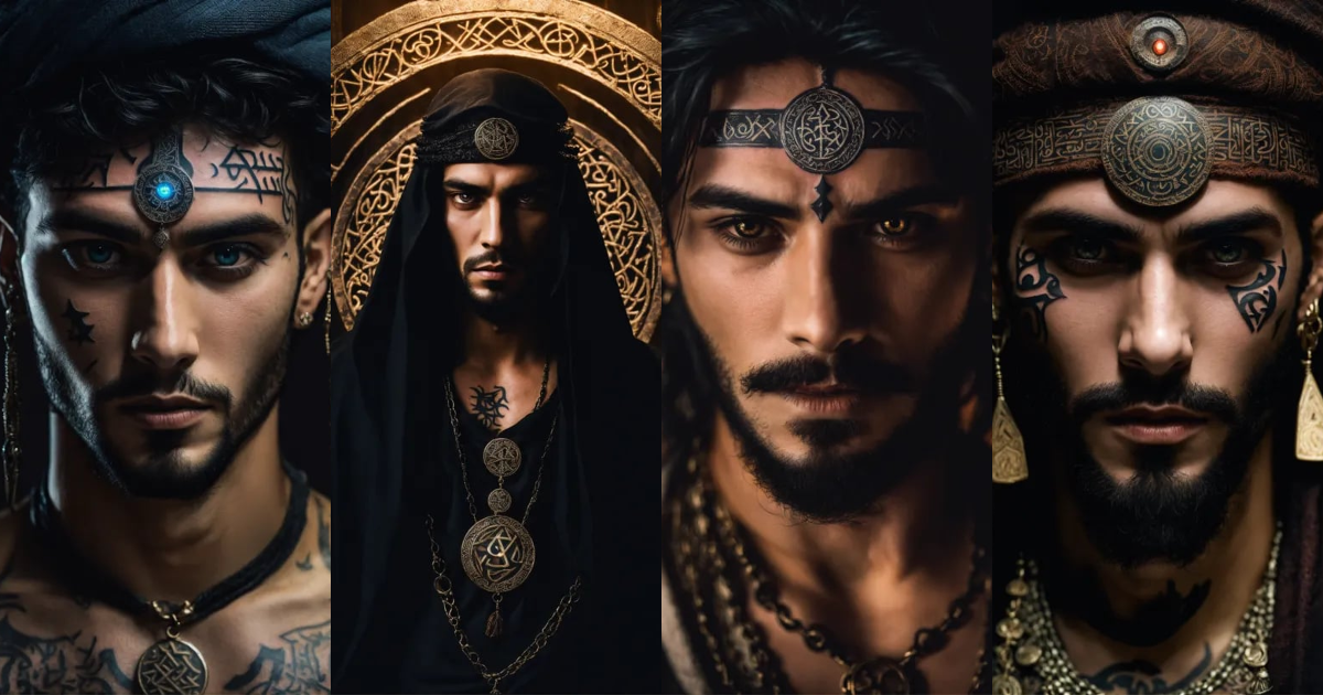 Lexica - Dark, mysterious and dramatic headshot of a young handsome ...