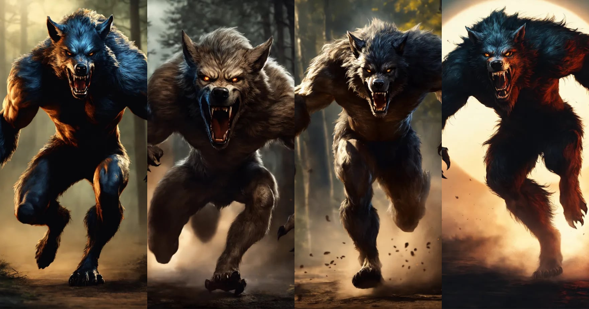 Lexica - Terrifying werewolf Running In Ultra Realistic Style