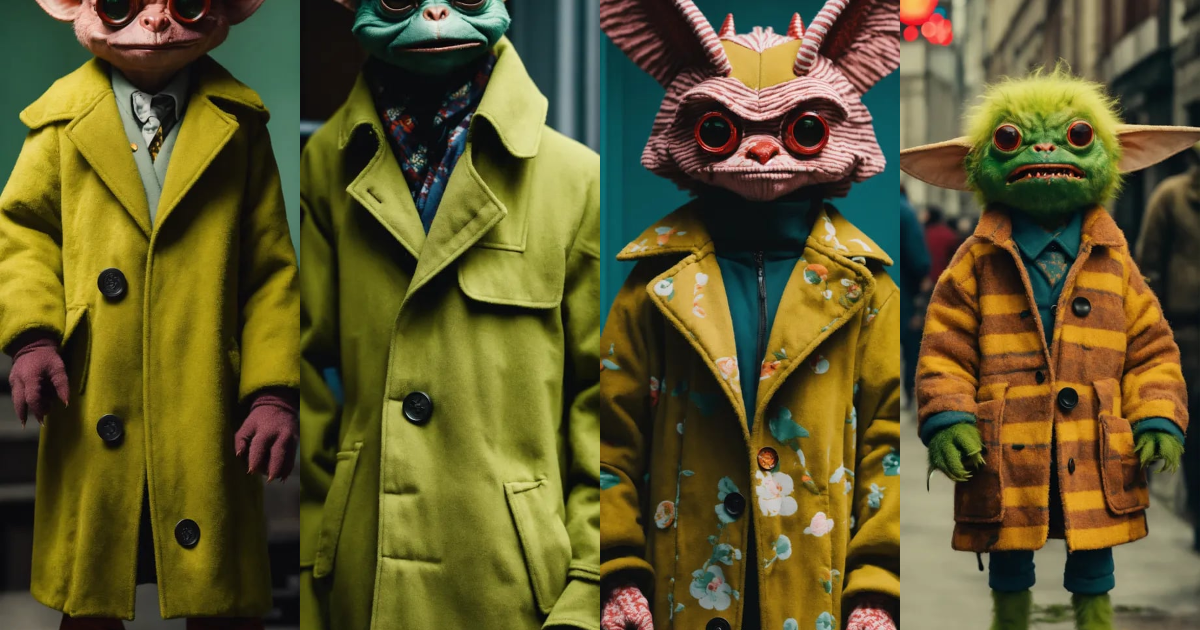 Lexica - Leica portrait of a gremlin monster wearing a coat, coded ...