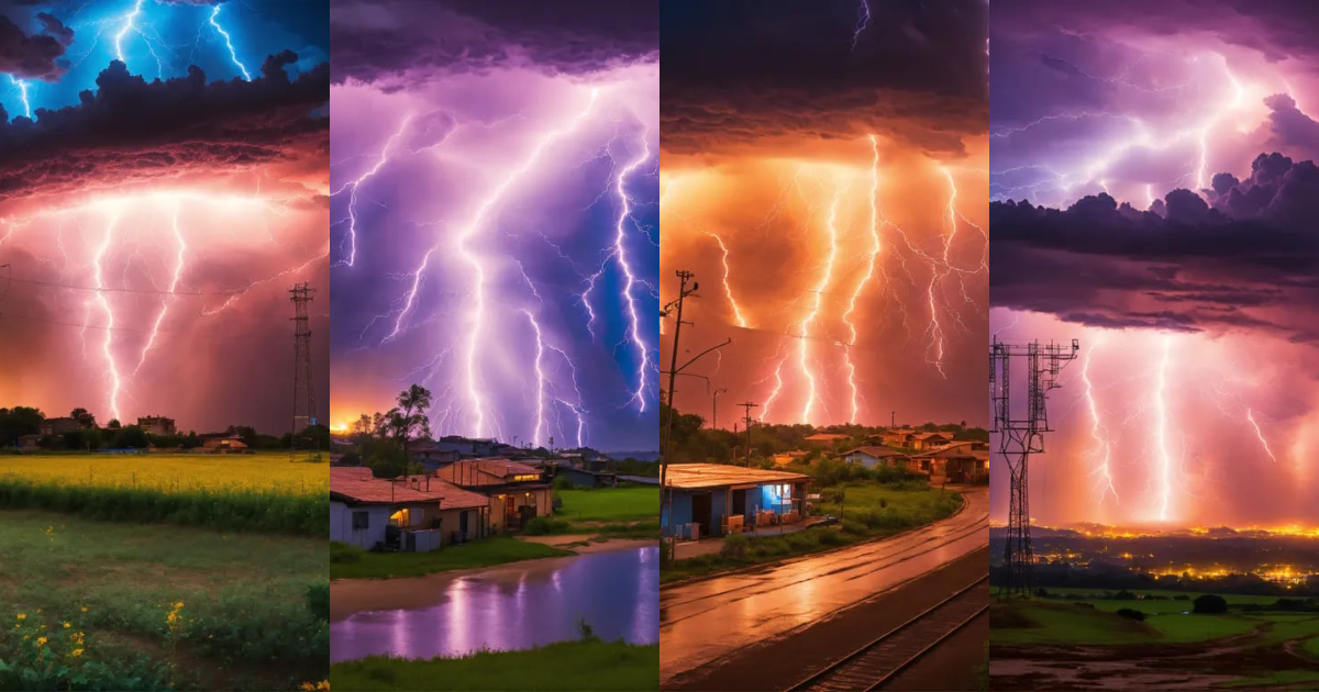 Lexica - Please generate a vibrant image of a world of technology with ...