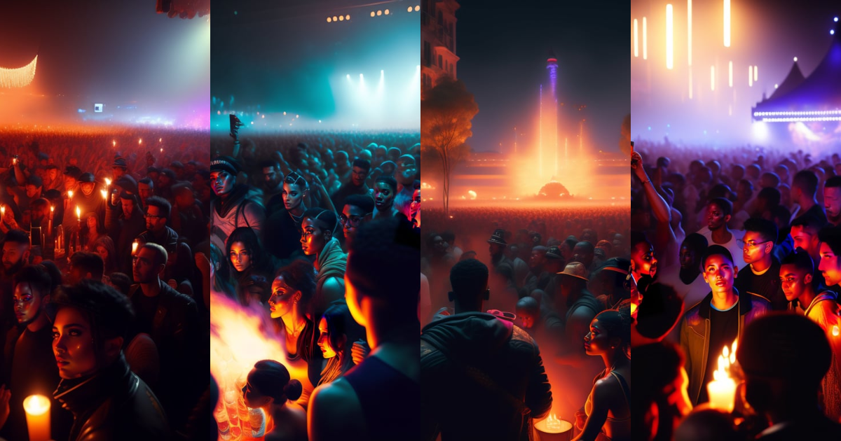Lexica - Scene from a rave in Johannesburg, beautiful, highly detailed ...