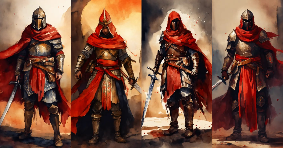Lexica - A medieval fantasy warrior from the Desert, cheap armour with ...