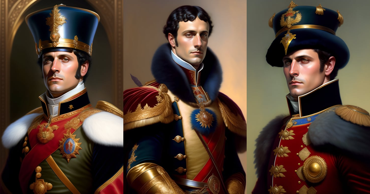 Lexica - Napoleon Bonaparte as a fantasy D&D character, portrait art by ...