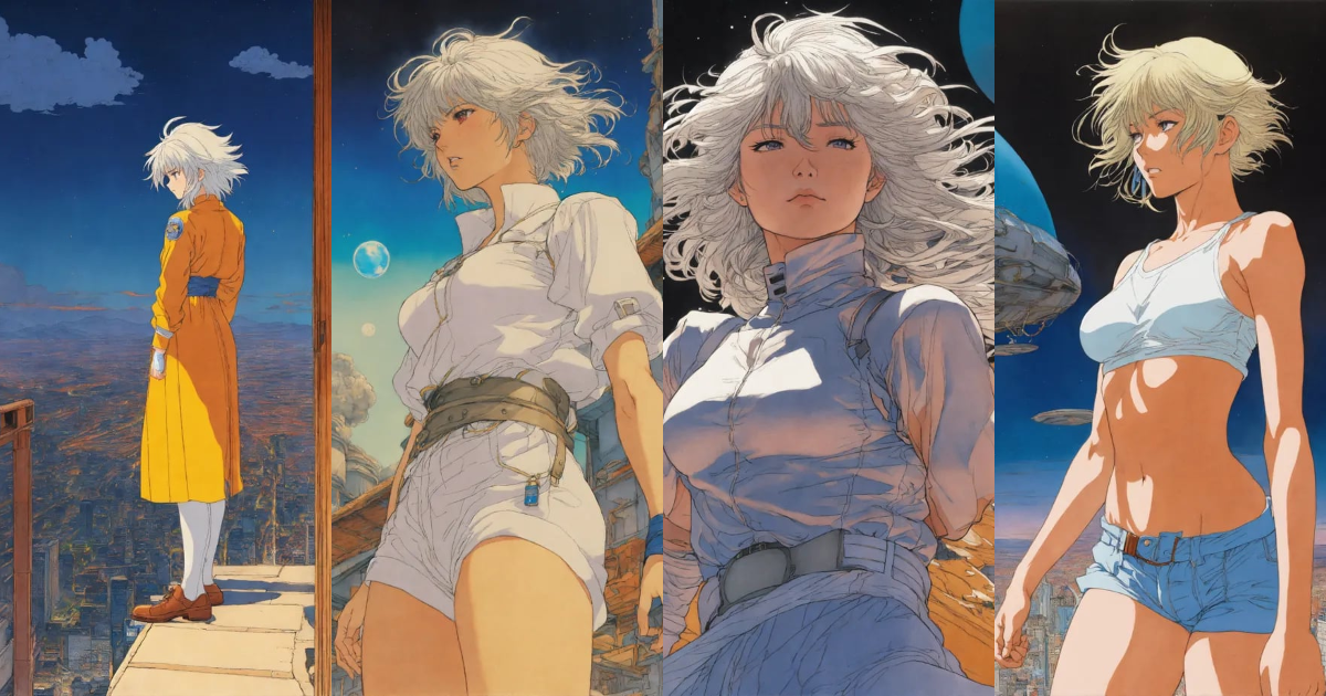 Lexica - Body shot, dynamic pose, Hyper detailed manga anime cel Art ...