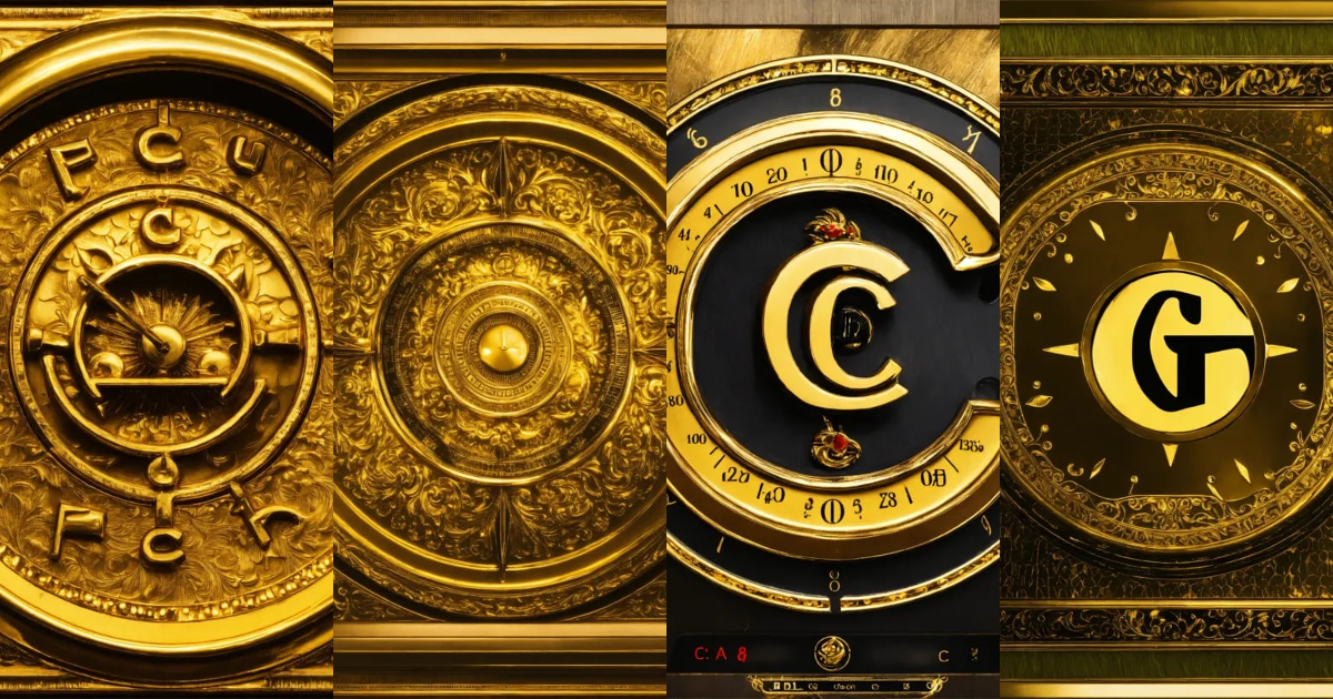 Lexica - ''C'' GOLDEN ICON CFG SCALE 18