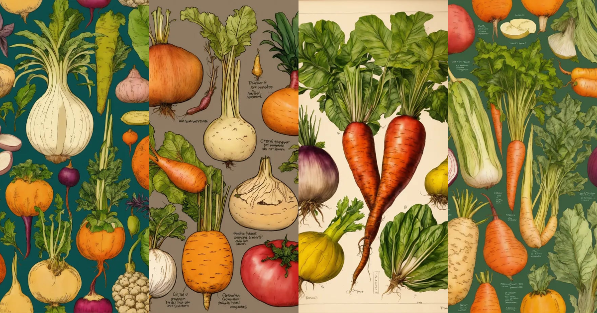 Lexica Sketching of tropical root vegetables