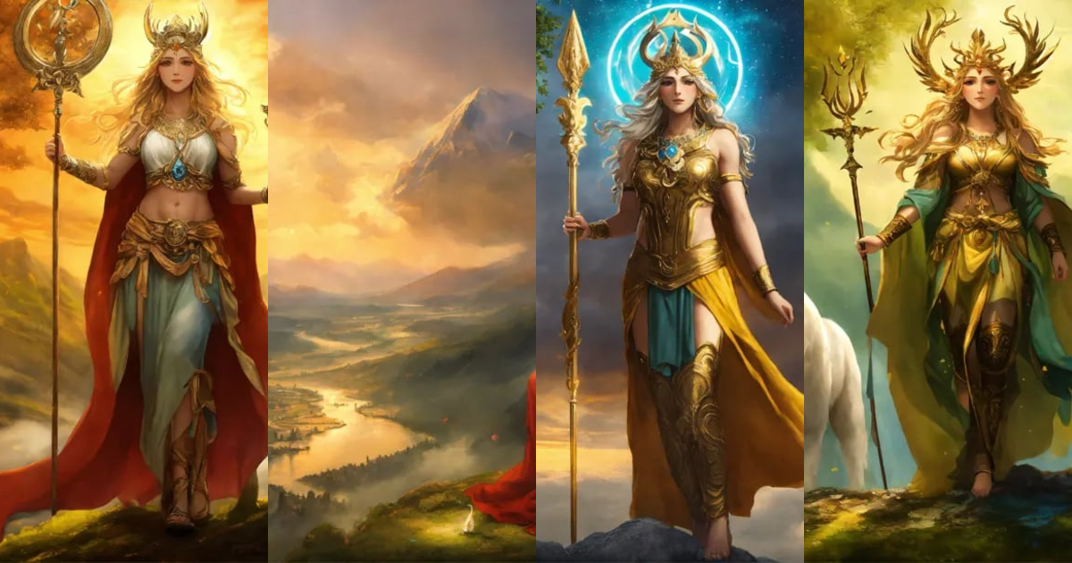 Lexica - In the middle area, there should be Freyja from different ...