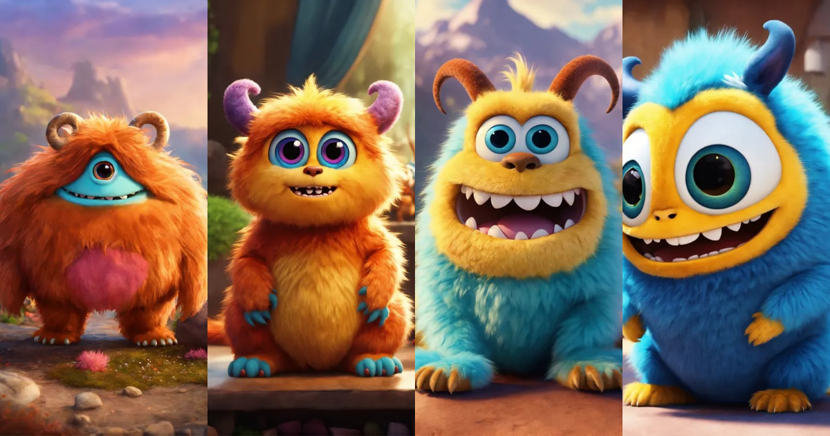 Lexica - A cute, furry monster kingdom, realistic, high quality ...