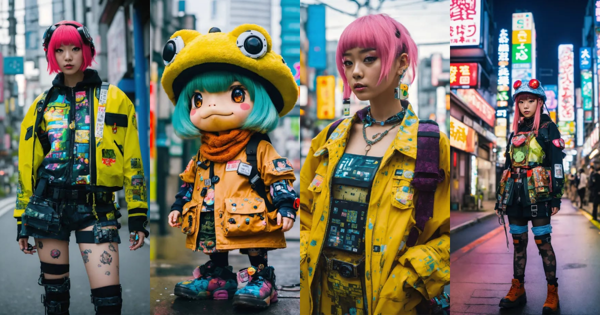 Lexica - Photorealistic Tokyo kawaii Street Fashion Shoot of Toad as QR ...