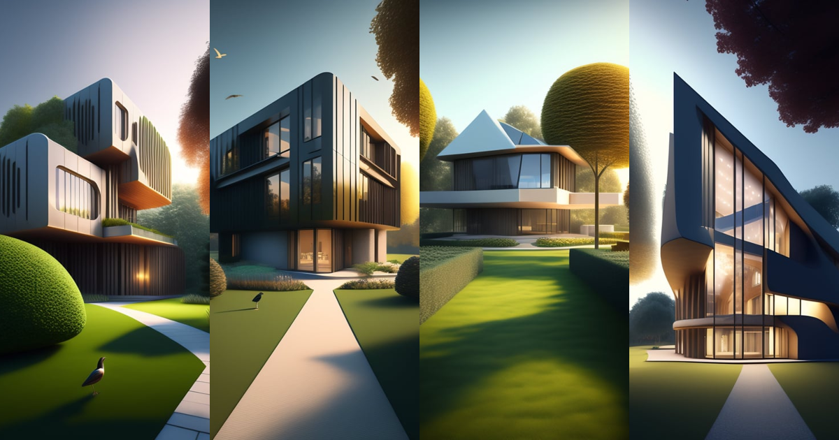Lexica - Einstein, man, futuristic organic shape building consist of ...