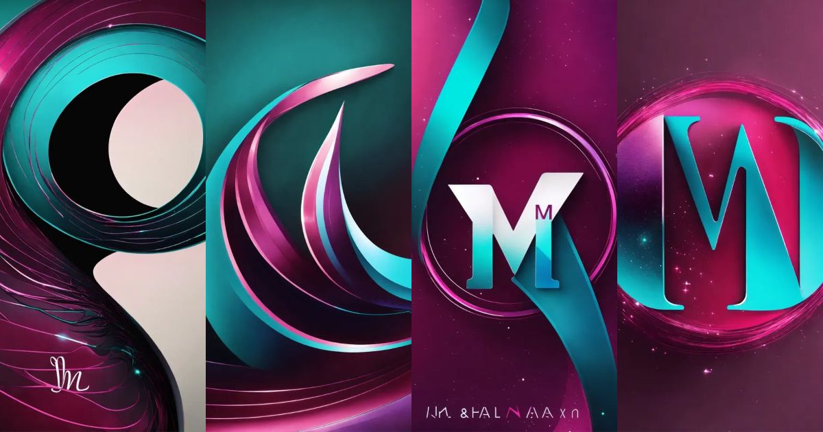 Lexica - Brand logo with outline of curve of her back shape, abstract ...