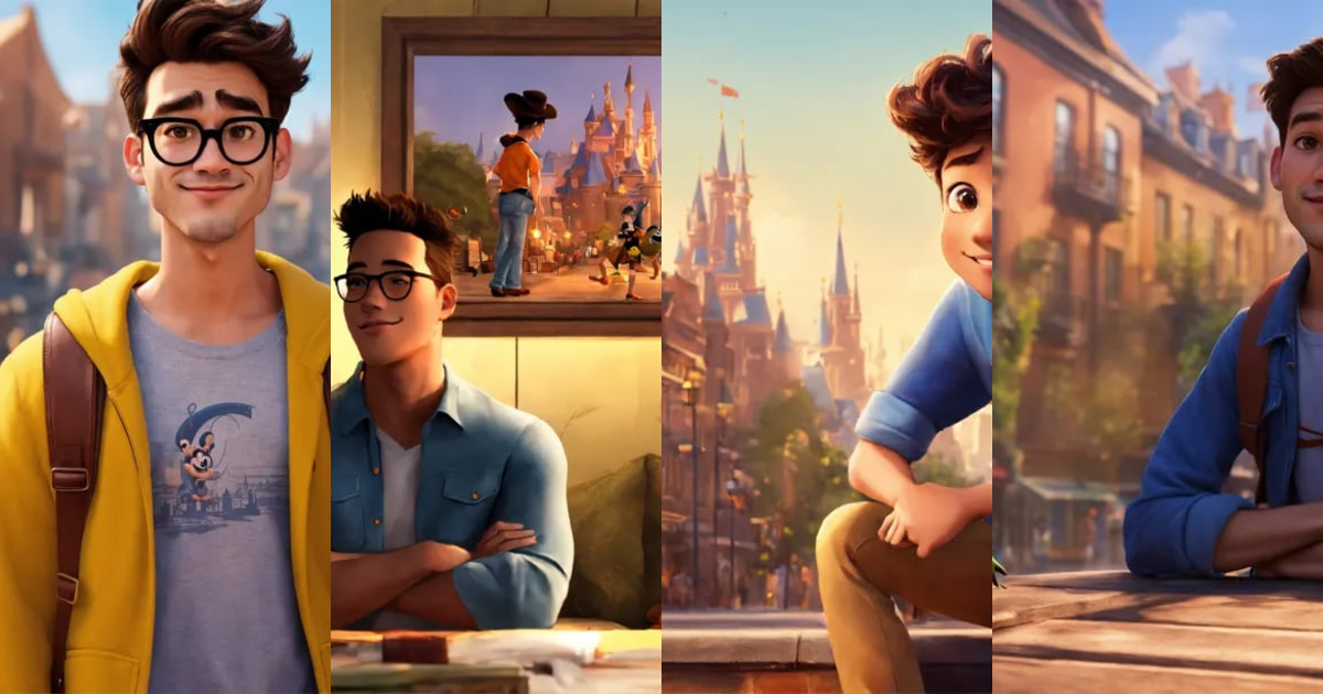 Lexica - Generate a Disney Pixar style image, urban stylish guy.