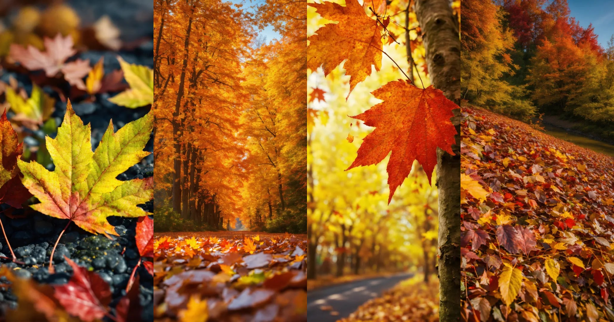 Lexica - Fall images, highly detailed, 8k, --chaos 60, colourfull ...